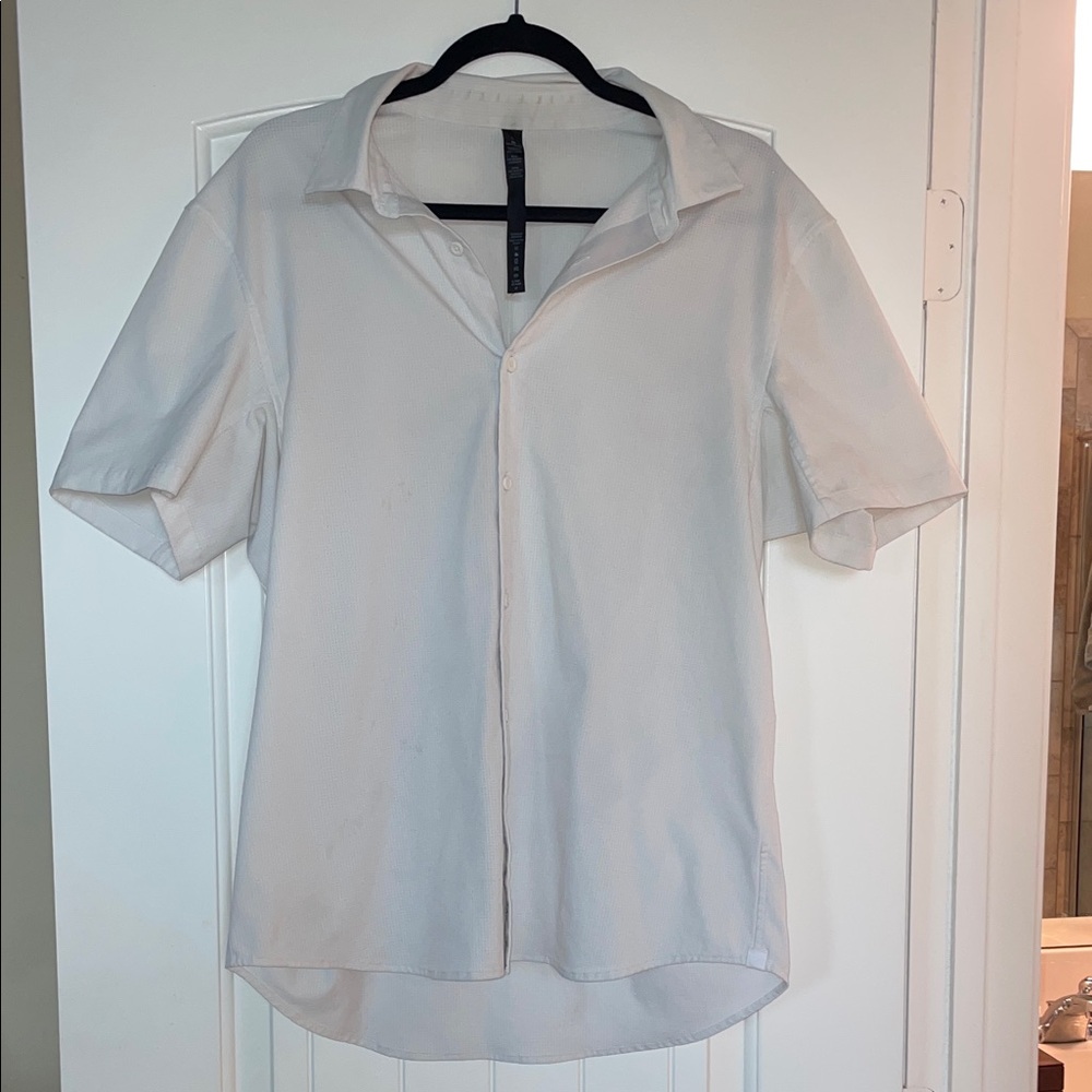 Lululemon Airing Easy White Men's Shirt